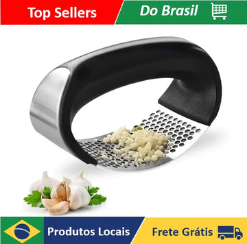 Manual Inox Garlic Shredder Juicer Kitchen Garlic Press