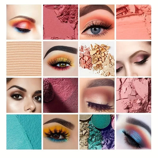 Paleta de sombras foscas, 40 cores, cor terra, glitter, sombra de olhos, conjunto de energia, ferramentas de maquiagem cosmética